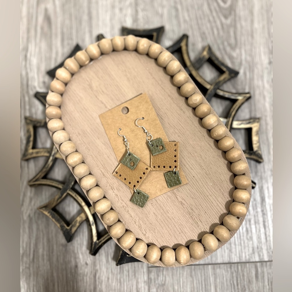 Genuine Leather Earrings